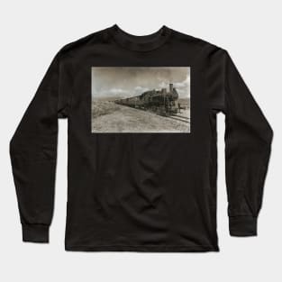 Steam Locomotive Railway Vintage Long Sleeve T-Shirt